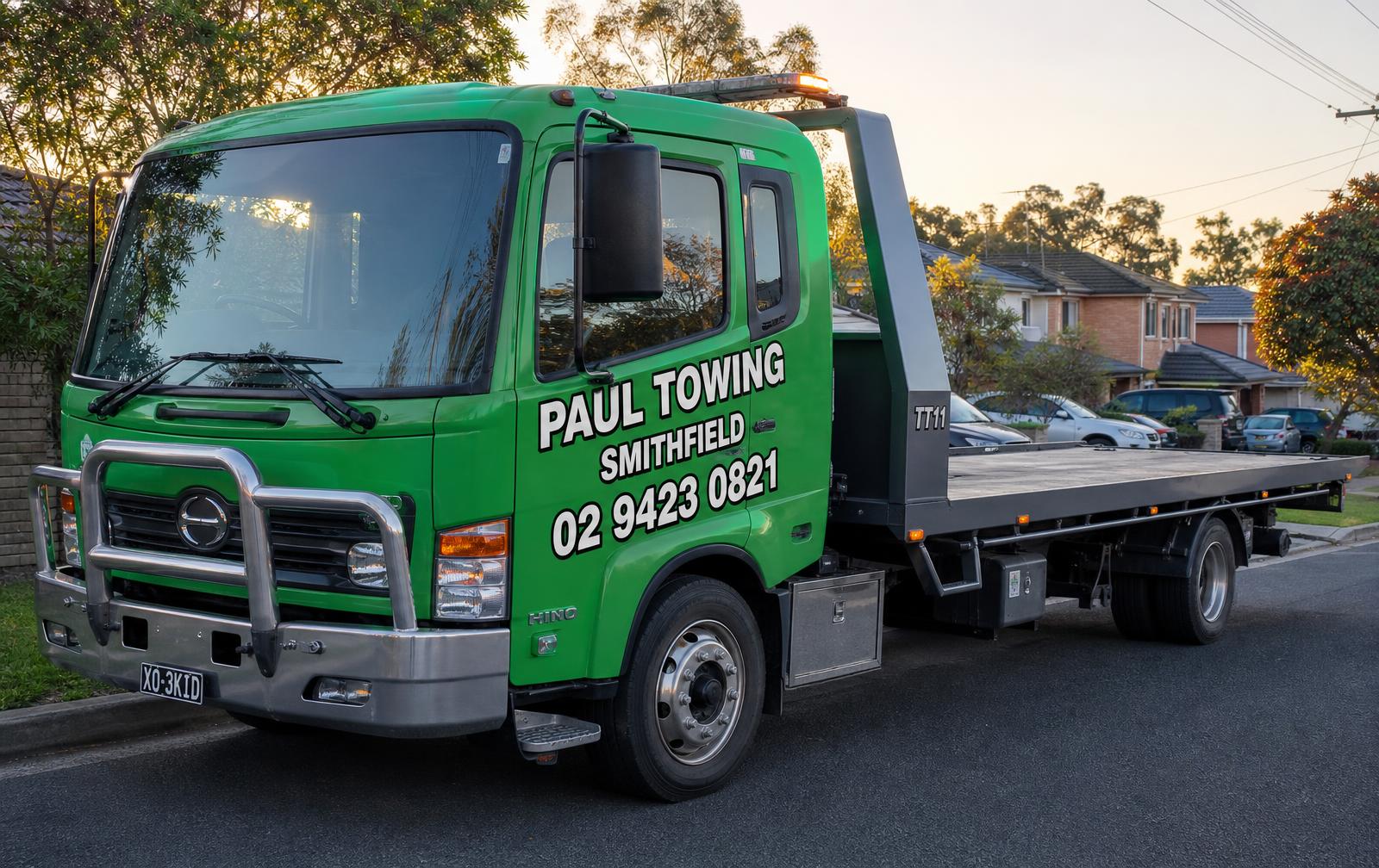 Paul Towing Smithfield tow truck — 02 9423 0821